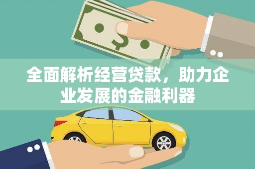 珠晖全面解析经营贷款，助力企业发展的金融利器