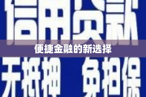 珠晖便捷金融的新选择