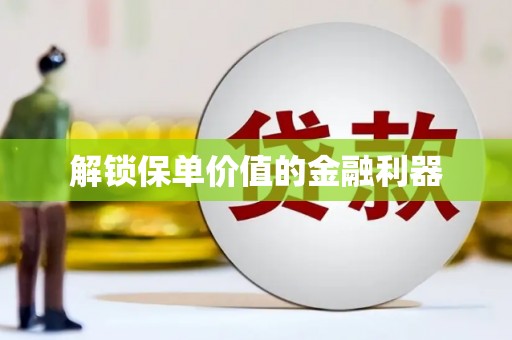 珠晖解锁保单价值的金融利器