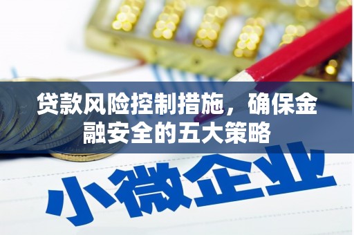珠晖贷款风险控制措施，确保金融安全的五大策略