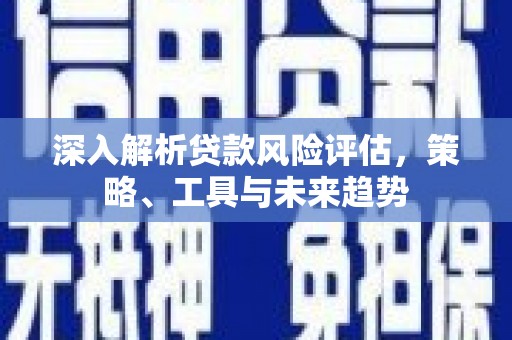 珠晖深入解析贷款风险评估，策略、工具与未来趋势