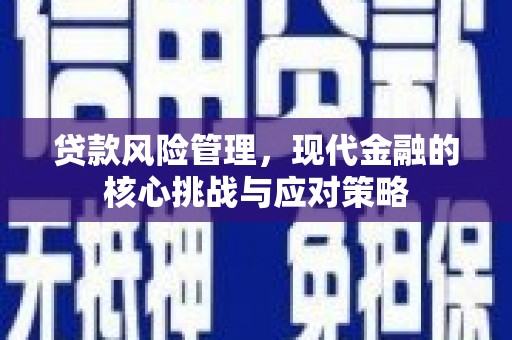 珠晖贷款风险管理，现代金融的核心挑战与应对策略