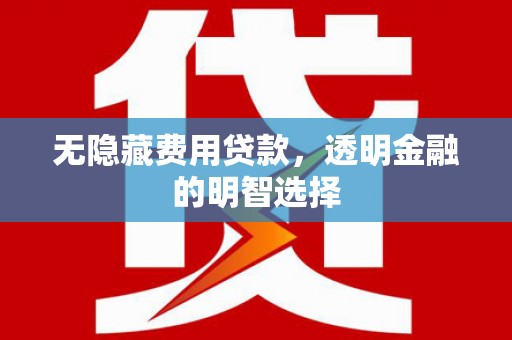 珠晖无隐藏费用贷款，透明金融的明智选择