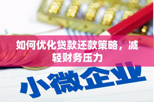 珠晖如何优化贷款还款策略，减轻财务压力