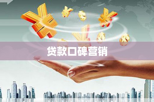 珠晖贷款口碑营销