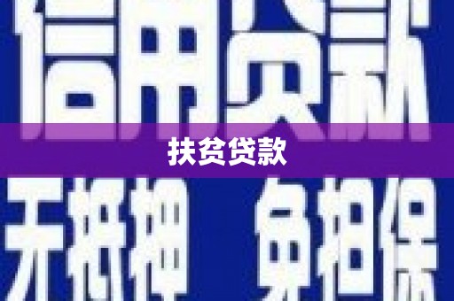 珠晖扶贫贷款